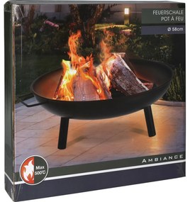 Ambiance kültéri tűzrakó, 58 x h. 23 cm