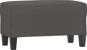 vidaXL szürke műbőr pad 70 x 35 x 41 cm