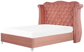 Franciaágy 160 cm Batil (szürke) (ágyráccsal) (tárolóhellyel). 1077848