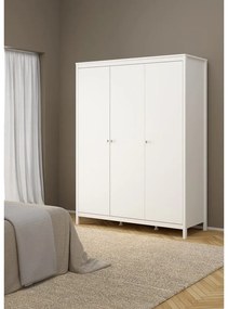 Fehér ruhásszekrény 150x199 cm Madrid – Tvilum