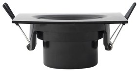 3 db-os beépített spotlámpa készlet fekete LED-del, 3 fokozatú dimmerrel - Miu