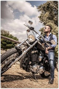 Poszterek 60x90 Motorkerékpár Klasszikus Motor