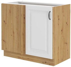 Alsó konyhaszekrény Sheila 105 ND 1F BB (artisan tölgy + fehér). 1032448