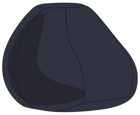 Navy Babzsák Puff Huzat