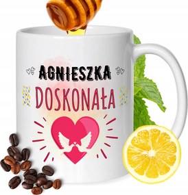Bögre Ágnes Barátnőnek Ajándék Nyomtatott Fehér 330ml