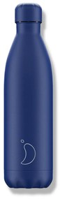 Chilly's Bottles termosz – teljesen kék – matt, 750 ml, Original kiadás