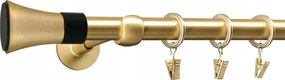 Függönykarnis 19mm Arany Matt Modern 320cm Trapéz