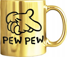 Arany Bögre Nyomott Mintával Vicces Bögre Nyomott Mintás Ajándék 330 ML