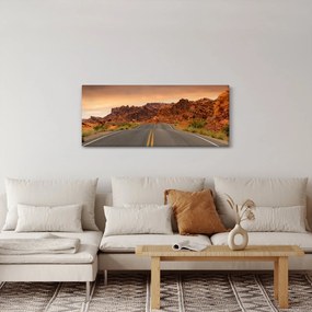 Út a hegyekben képe (120x50 cm)