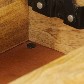 tömör mangófa dohányzóasztal 110 x 55 x 35 cm
