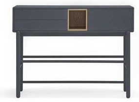 Sötétszürke konzolasztal 35x120 cm Corvo - Teulat