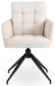 Forgó Étkező/Tárgyaló Fotel Krém Színben.