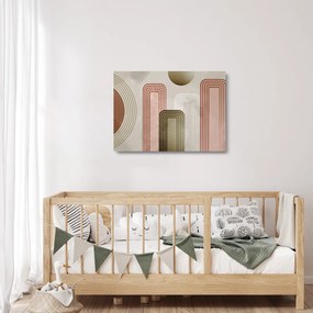 Üveg kép - Minimalista illusztráció (70x50 cm)