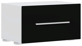 5 részes fali TV állvány szett fekete LED világítással