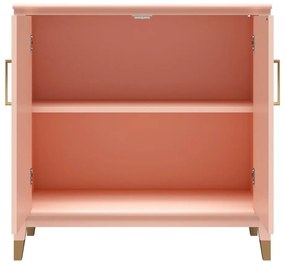 Rózsaszín szekrény 86x85x41 cm Westerleigh – CosmoLiving by Cosmopolitan