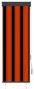 narancssárga és barna kültéri roló 60 x 250 cm