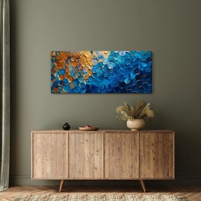 Kép - Kék-arany festmény (120x50 cm)