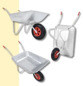 LARRY horganyzott talicska, max. kapacitás 80l/100kg, ezüst/fekete Gardebruk