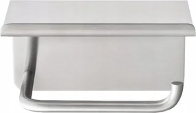 Blomus Modo Acél WC-papír tartó polccal matt ezüst