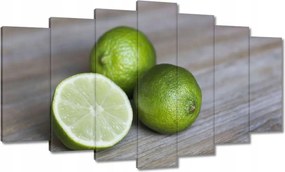 Vászonkép 140x80 Lime a deszkán
