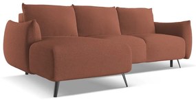 Rózsaszín sarokkanapé (bal oldali) Malie – Makamii