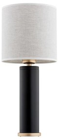 Argon 8316 - Asztali lámpa RIVA 1xE27/15W/230V 48 cm fekete