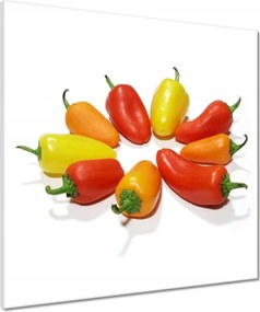 Vászonkép 60x60 Gránátalma paprika