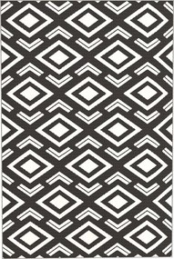 Outsunny Kültéri Szőnyeg Tartós, Időjárásálló Kültéri Szőnyeg Hordtáskával, Összecsukható Boho Stílusú Szőnyeg, Kültéri Szőnyeg Nappaliba, Erkélyre, K