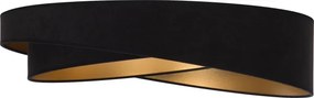 BRILAGI - Dimmelhető LED lámpa VELVET TWIST LED/36W/230V CCT Ø 65 cm WT fekete/arany + távirányító