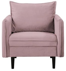 Levendula színű bársony fotel Juli – Ropez