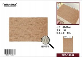 Puha fürdőszobaszőnyeg Camel színben 40x60 cm