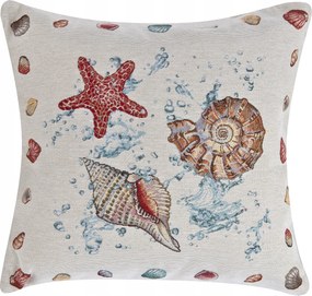 Dekoratív párnahuzat 45x45 cm Kagylók 925