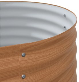 Kerti magaságyás Barna 320 x 80 x 44 cm Acél