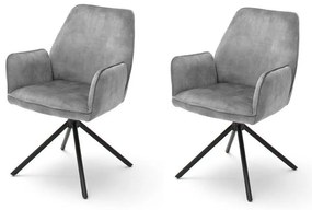 Étkezőszék NEXORO 2 db szürke