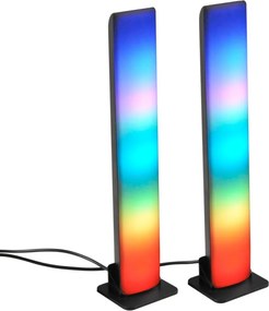 Polux GAMER 326591 Asztali lámpa 2x5W/LED RGBW IP20