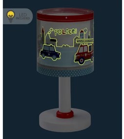 Dalber 60611N - LED gyereklámpa POLICE 1xG4/4W/230V színes