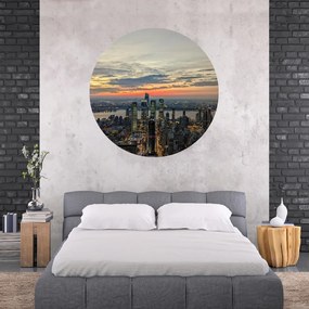 PIPPER. Textil kör alakú falmatrica "New York" Méret: 120cm