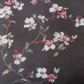 BLOSSOM szürke mikroszálas flanel ágyneműhuzat Ágyneműhuzat mérete: 70 x 90 cm | 140 x 200 cm