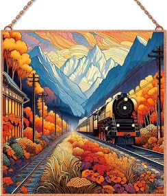 Orient expressz üvegkép, falikép