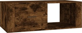 vidaXL füstös tölgy színű fatermék dohányzóasztal 100x50,5x35 cm