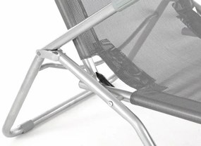 GARTHEN Kerti nyugágy 160 cm szürke