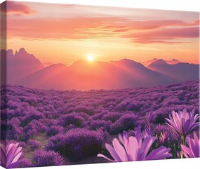 Vászonkép Hálószoba Nappali Konyha Hegyek Természet Kilátás Vászon Fal 40x30