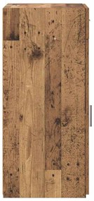 Széf fiókkal kézműves tölgy 42.5 x 40 x 93 cm Faanyag