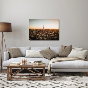 Naplemente Zizkov felett (70x50 cm)