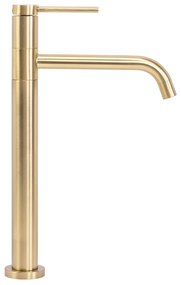 Fürdőszobai csaptelep Rea Lugano Slim Brush Gold High