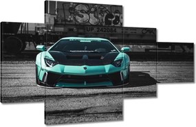 Vászonkép 130x80 Türkiz Lamborghini