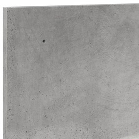 betonszürke szerelt fa faliszekrény 100 x 16,5 x 30 cm
