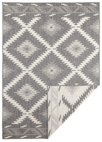 Malibu szürke-krémszínű kültéri szőnyeg, 170 x 120 cm - NORTHRUGS