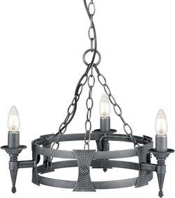 Elstead Lighting SAXON SAX3-BLK-SIL Csillár 3x60W/E14