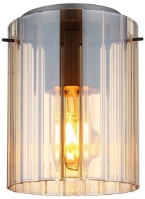 Globo 15904DA - Mennyezeti lámpa TULIVAR 1xE27/40W/230V átm. 18 cm barna